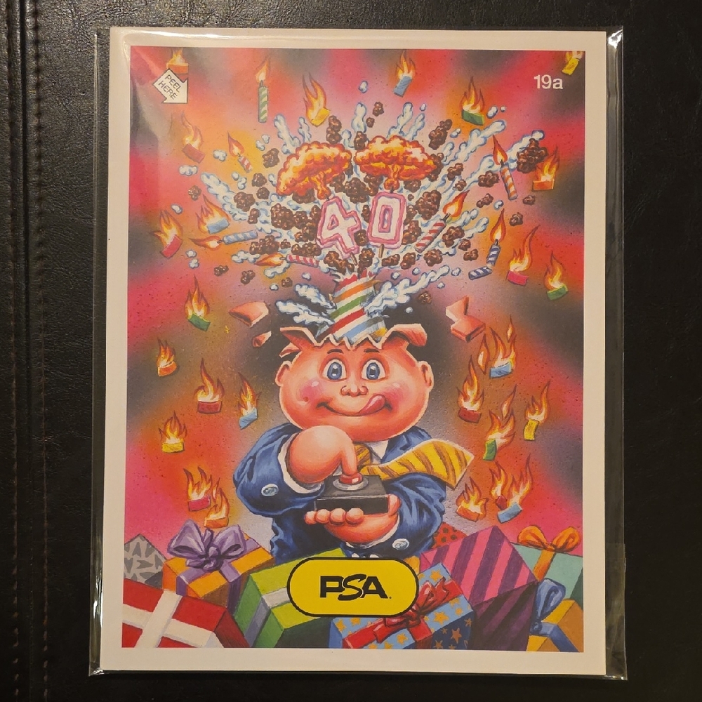 PSA Card Magazine 40th Anniversary Garbage Pail Kids (Adam Bomb print)